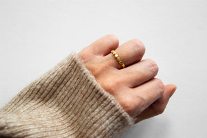 RING MARICA // 925 sterling silber, 14k vergoldet